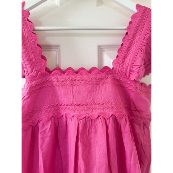 J. Marie Beckley Dress Pink Embroidered Womens XS-L NWT - Picture 8 of 16
